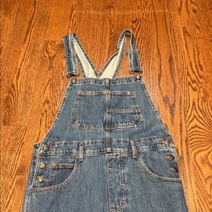 We The Free Blue Denim Fabric